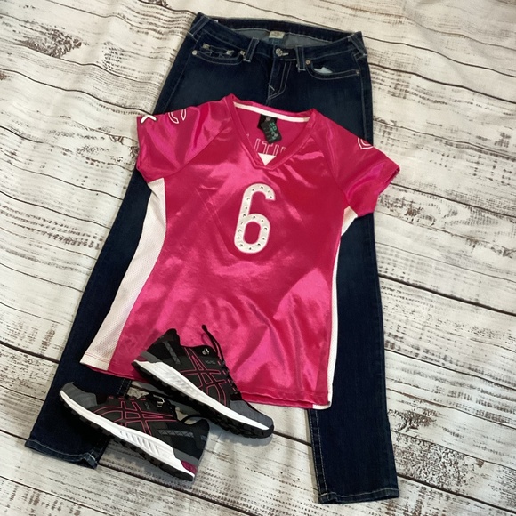 1187. True Religion Women's Dark Wash Skinny Jeans EUC Size 30 - Picture 8 of 8